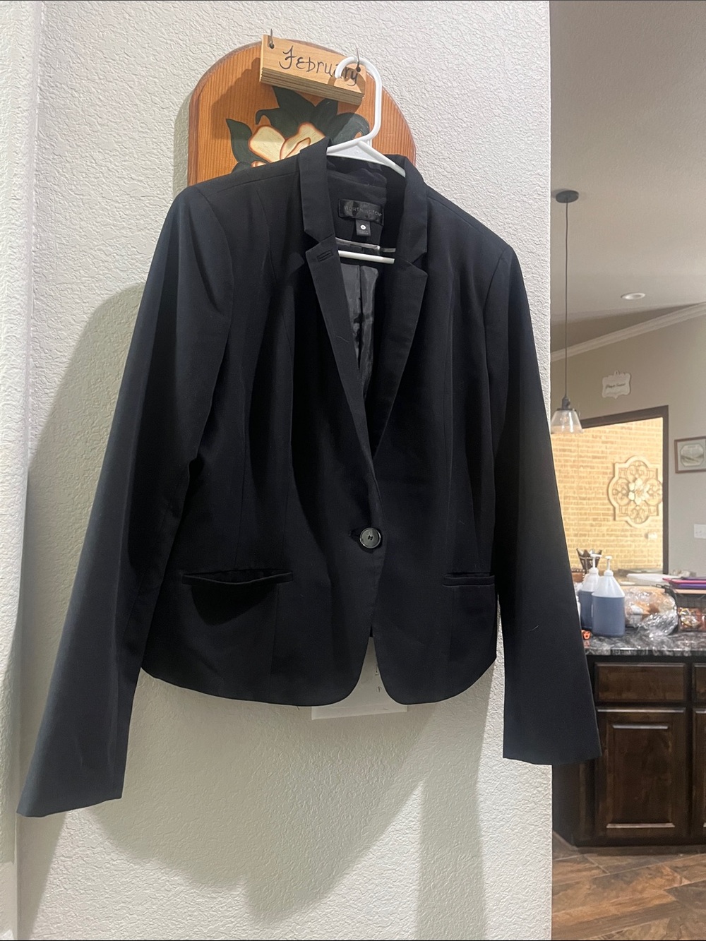Worthington Black Single-Button Women's Blazer